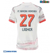 Camisa de Futebol Bayern Munich Konrad Laimer #27 Equipamento Secundário Mulheres 2025-26 Manga Curta